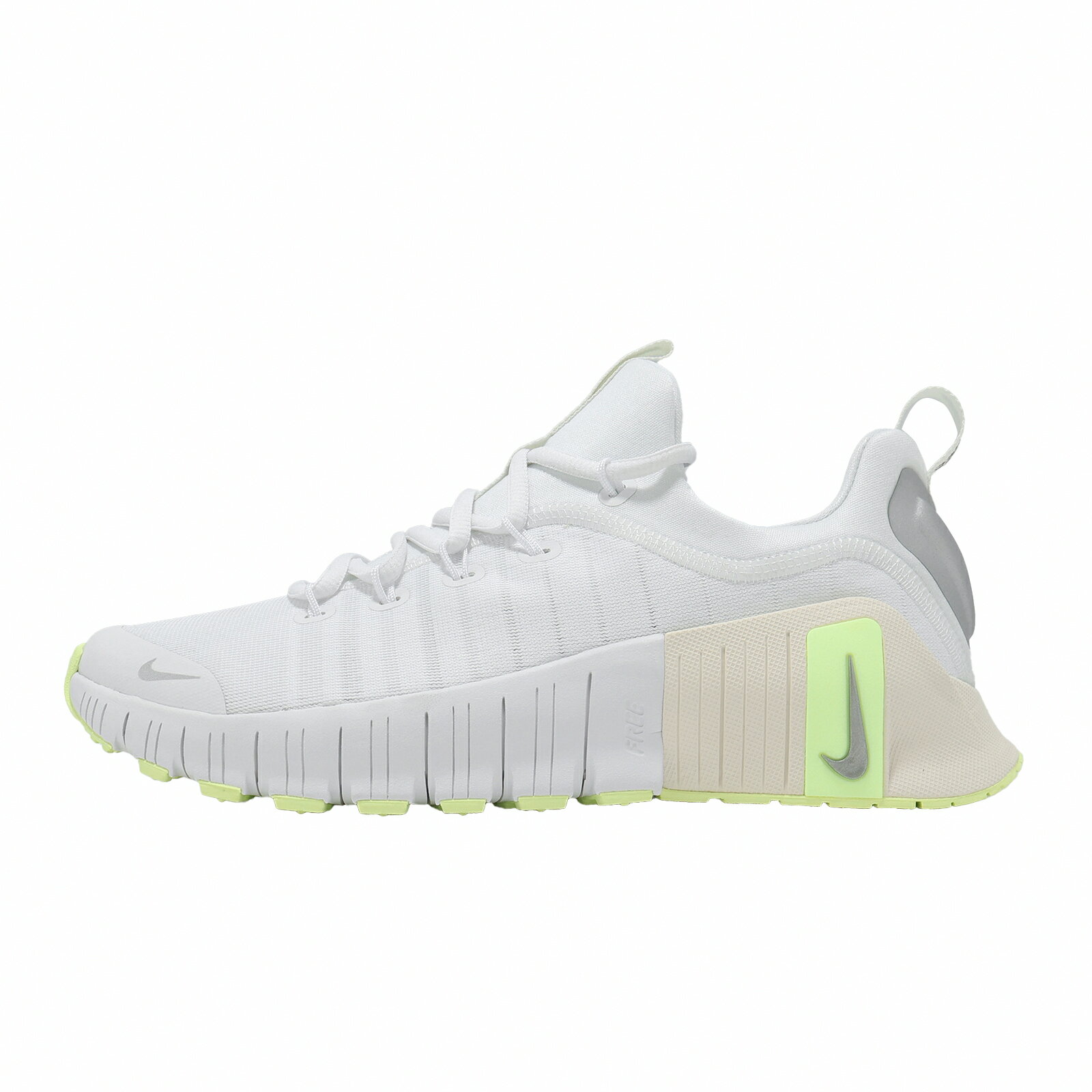 Nike 訓練鞋 Wmns Free Metcon 6 女鞋 白 銀 健身 穩定 支撐 FJ7126-108