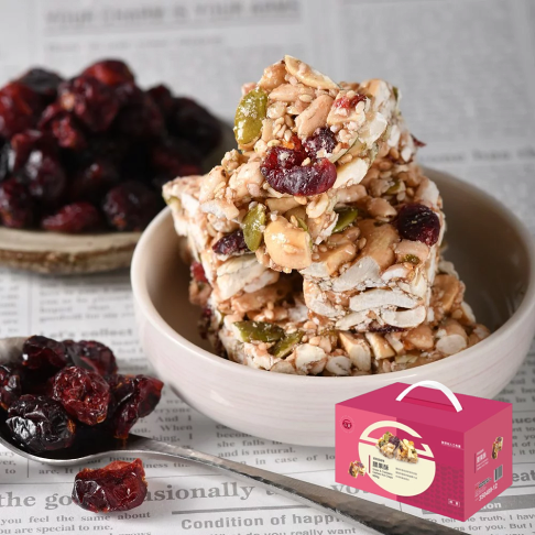 【台酒旗艦店】台酒葡萄蔓越莓腰果酥禮盒(全素) 0