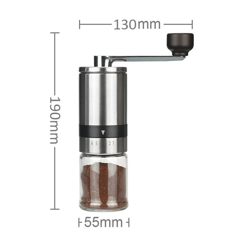 手磨咖啡機不銹鋼陶瓷芯手搖磨豆機咖家用手動咖啡磨豆機【宜家良品百貨】
