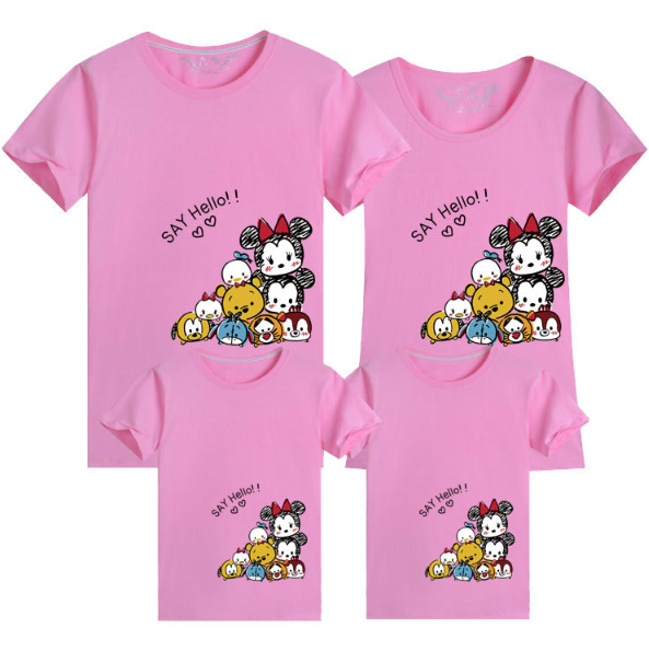 親子裝 純棉T恤 米奇家族 短袖T恤 短T 全家福 團體服 童裝一家三口 一家四口 全家裝 母女裝 班服 櫻桃嚴選 8