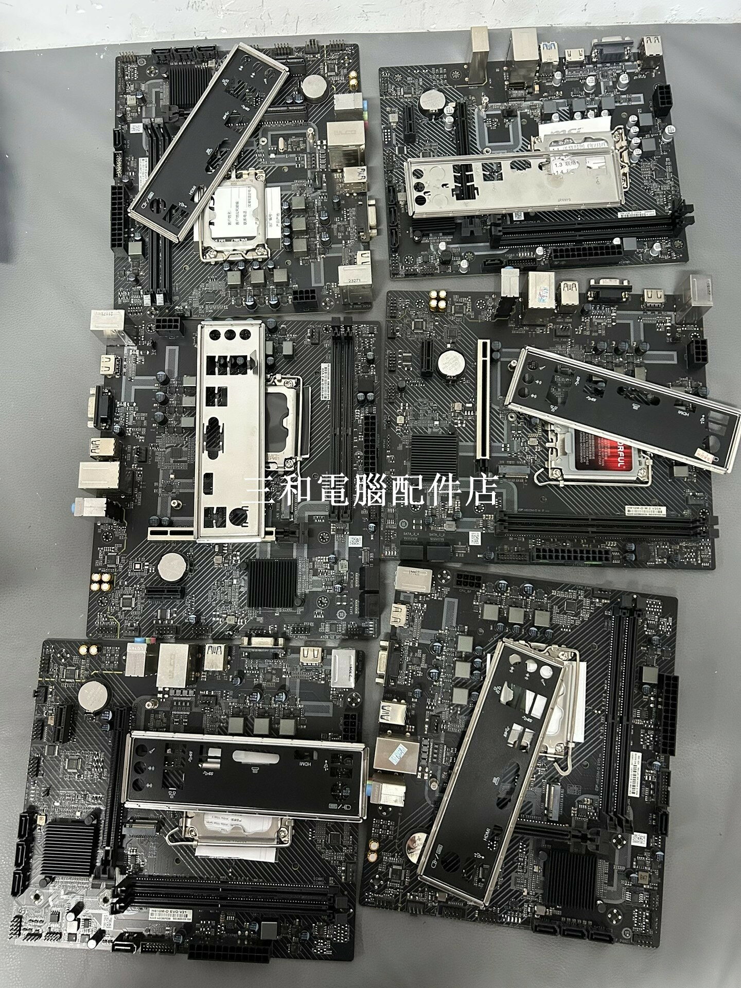 七彩霓 H610M B660M D4 主機板 支援 12400F 拆機實品 黑白可選