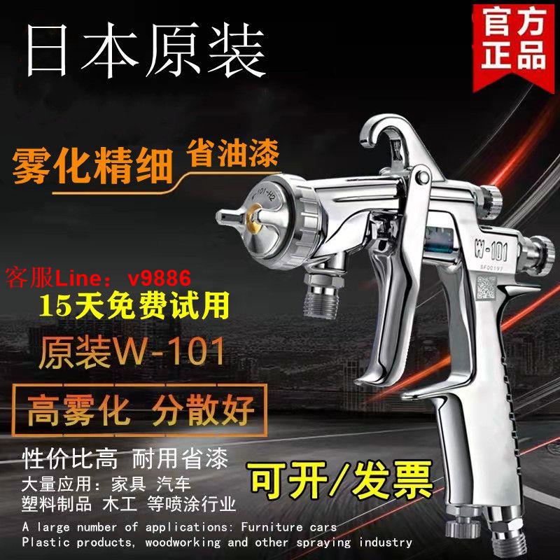 【最低價】【公司貨】日本原裝進口W-71油漆噴槍W-101/W-77上下壺傢俱氣動高霧化噴漆槍