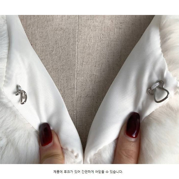 ANNAS 正韓 立體多層次 毛毛外套 大衣 罩衫 皮草 外搭 毛外套 浮誇 貴婦 名媛 性感 婚宴 韓劇 厚外套 白黑 韓國 3