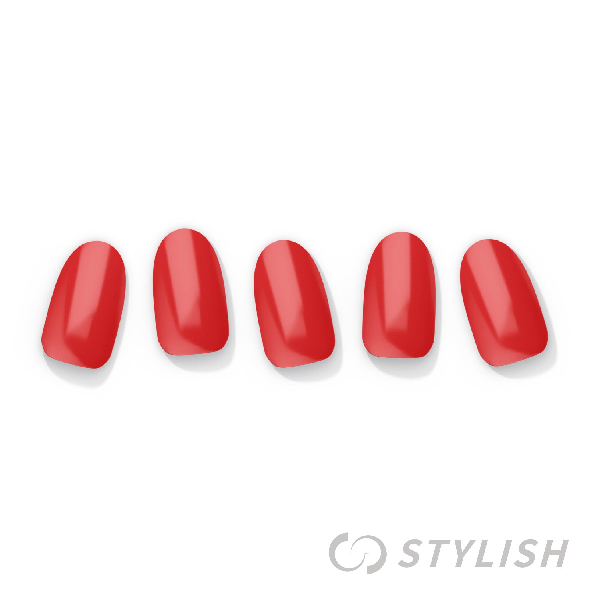 【STYLISH史戴利】無痕光療凝膠美甲貼 優雅紅梨