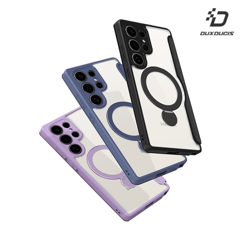 DUX DUCIS SAMSUNG 三星 Galaxy S25 Ultra S25U SKIN X Pro 磁吸支架皮套 側翻皮套 插卡 可站立 保護套 手機套 磁吸皮套 支援 MagSafe