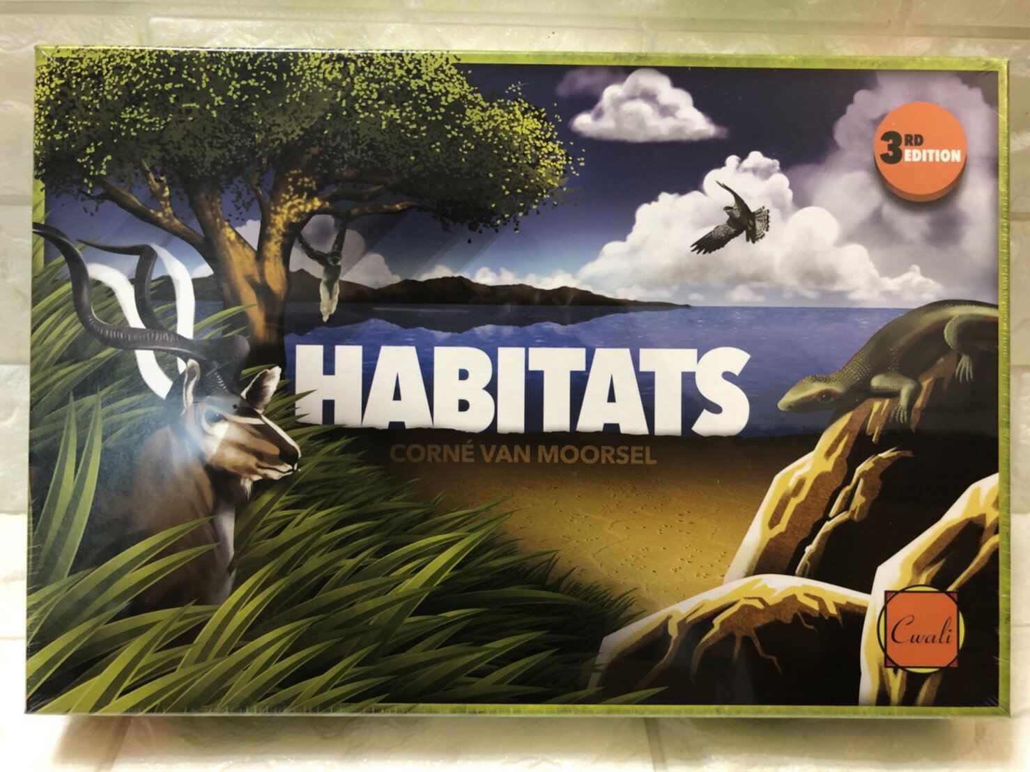【桌遊侍】Habitats 野生動物園 英文版 正版實體店面快速出貨 《免運.再送充足牌套》圖版桌遊.動物園桌遊.