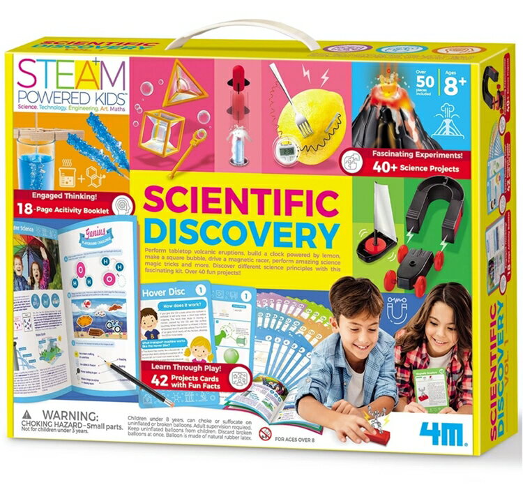 《 4M 》SCIENCE 科學系列 科學大驚奇 Scientific Discovery 英文版 東喬精品百貨