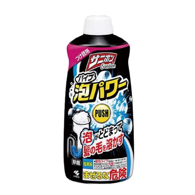 日本 小林製藥 水管疏通泡沫清潔劑400ml(補充瓶)