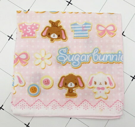【震撼精品百貨】Sugarbunnies 蜜糖邦尼 三麗鷗蜜糖邦尼 紗布手帕-餅乾*89646 震撼日式精品百貨