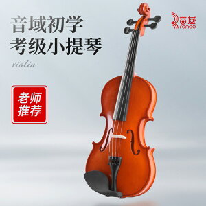 音域小提琴實木手工小提琴初學者入門專業兒童成人大學生考級樂器