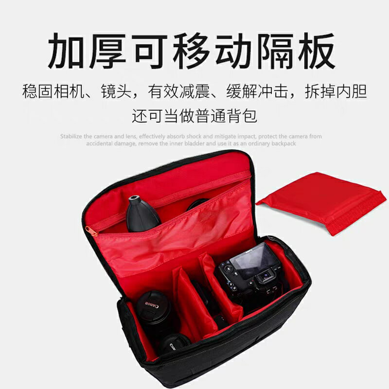 相機包適用於索尼Sony ZV-E1 全畫幅Vlog旗艦相機包單肩斜挎加厚防水海綿電池配件收納整理微單相機保護戶外