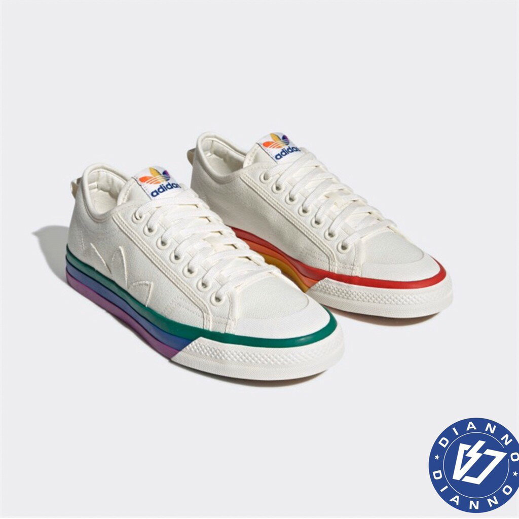 Adidas nizza 2025 pride off white