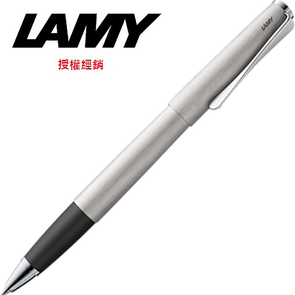 LAMY STUDIO系列 不鏽鋼刷紋 銀色 鋼珠筆 365