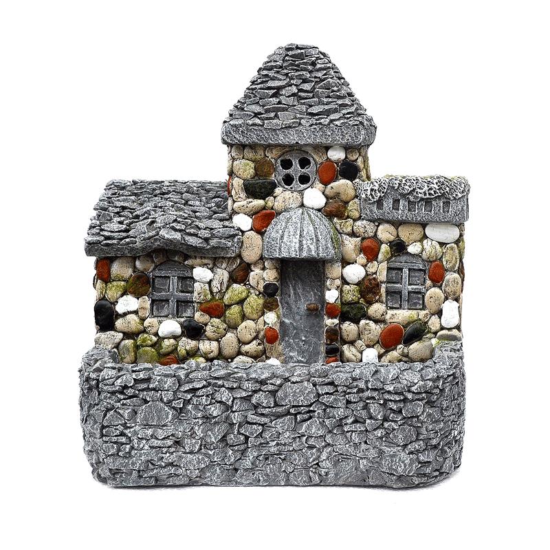 戶外草坪別墅農家樂幼兒園房子庭院微景觀花園藝裝飾動物花盆擺件 4