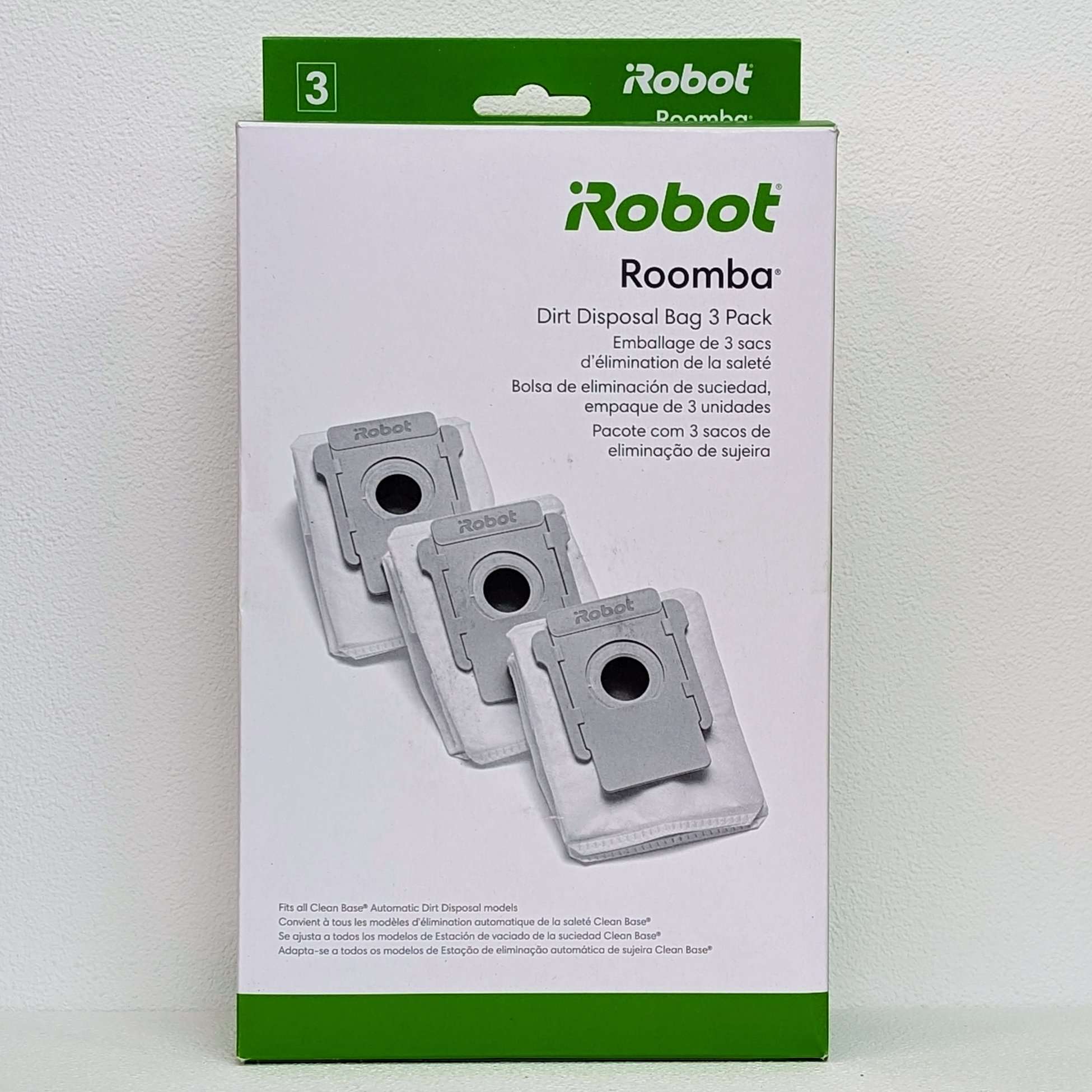 【保證iRobot原廠】iRobot Roomba i7+ i3+ j7+ s9+ 手提式密封集塵袋3個 適用清潔底座 s i j 系列通用