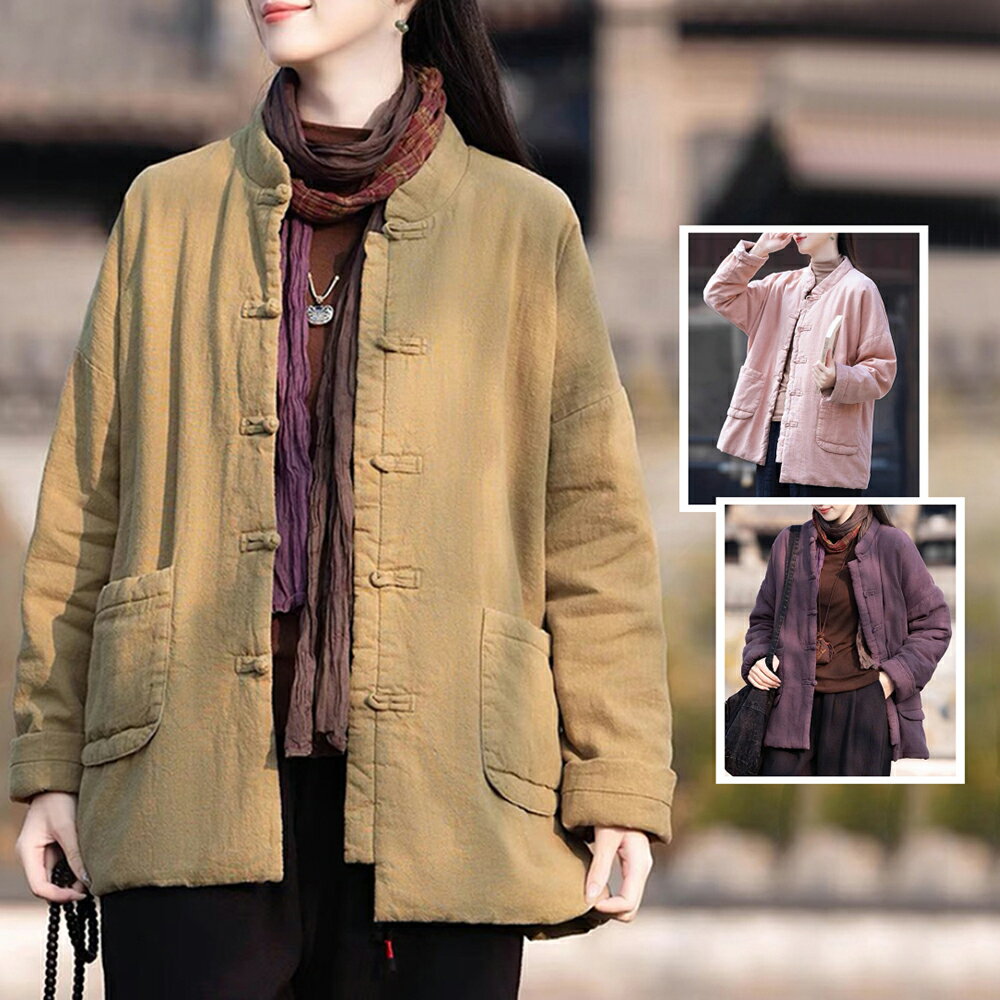 ＊ORead＊盤扣文藝復古盤扣上衣外套(3色M~2XL)【限定加碼✿全館滿額再折】
