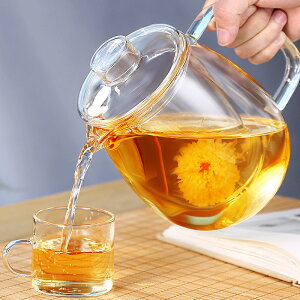 玻璃茶壺加厚明火燒煮茶具器網紅過濾泡茶杯可加熱耐高溫小號水壺