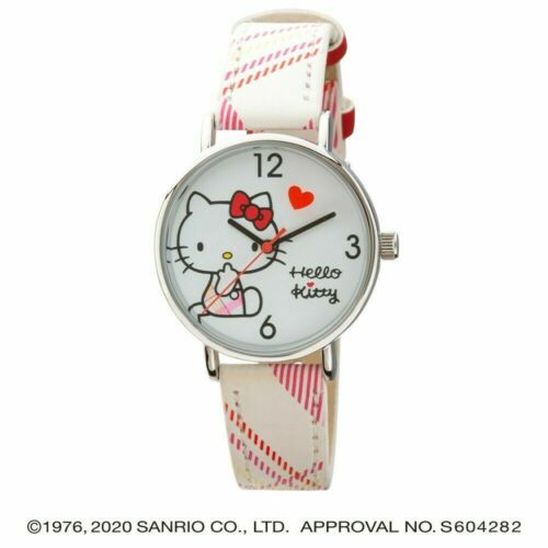 【震撼精品百貨】 凱蒂貓 Hello Kitty~日本Sanrio三麗鷗 kitty 日本手錶-愛心*16652