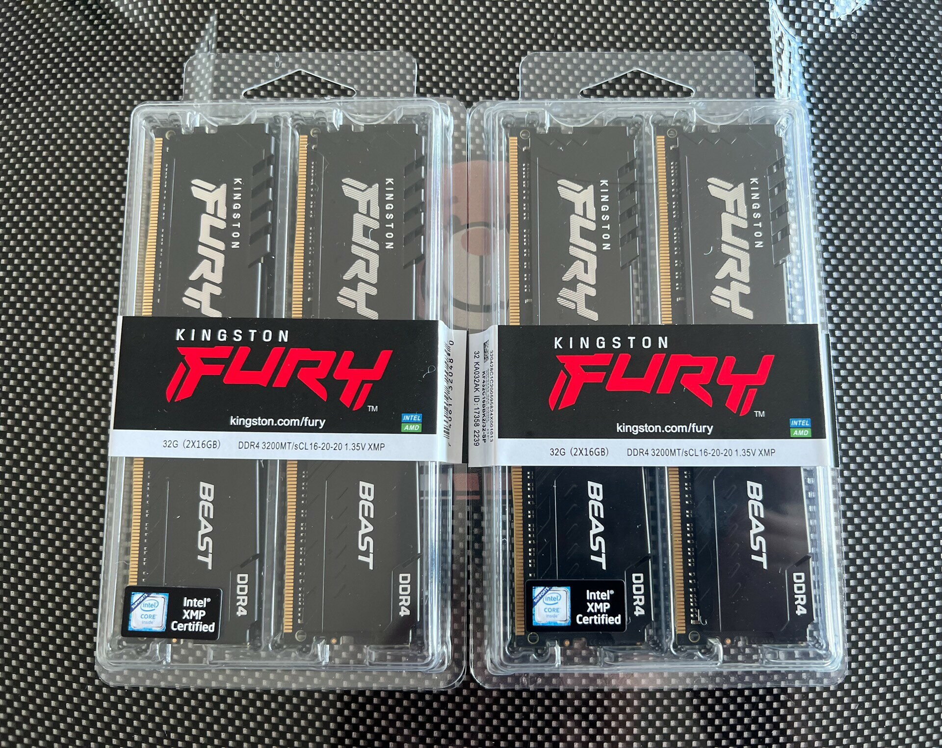 金士頓 ddr4 32G3600（16Gx2）3200 2666 駭客神條 8Gx2 臺式機內【北歐居家生活】