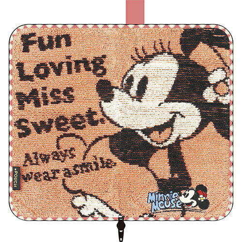 米妮毛巾套 迪士尼 水壺套 米妮 日貨 正版授權 J00011886