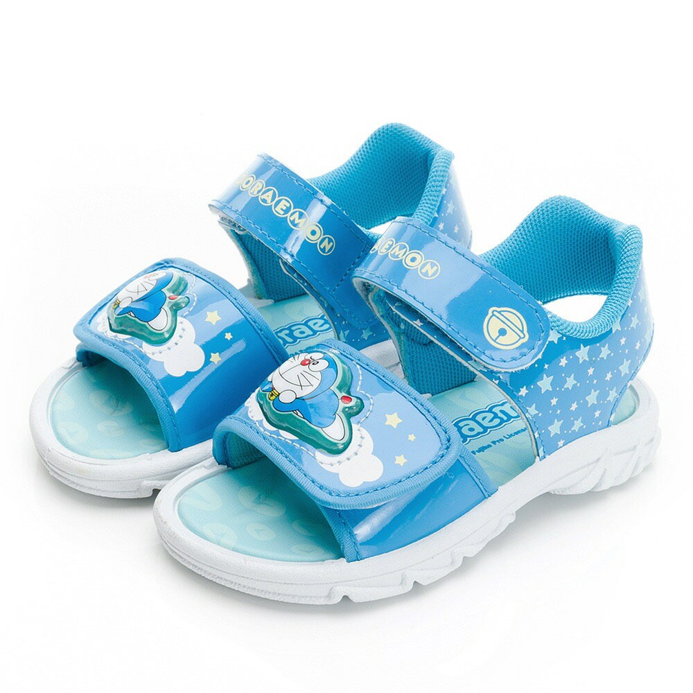 Doraemon 哆啦a夢 童鞋 電燈涼鞋 卡通鞋 運動涼鞋 [DMKT47466] 藍 MIT台灣製造【巷子屋】