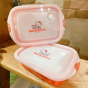 真愛日本 日本製保鮮盒 抗菌二入保鮮盒 保鮮收納盒 kitty 凱蒂貓小圖紅白 保鮮盒 小菜盒 分裝盒