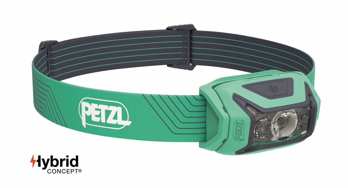 【【蘋果戶外】】Petzl E063AA02 綠 ACTIK 頭燈【450流明 / IPX4】法國 防潑水 緊急照明 台灣公司貨 防潑水 緊急照明燈 登山露營 救難 手電筒