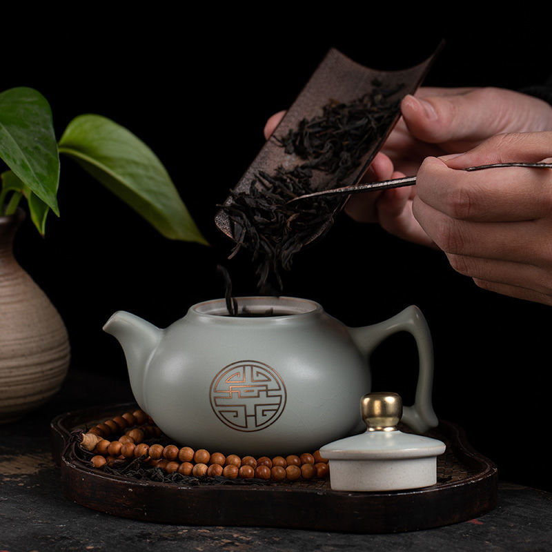 汝窯汝磁器茶寵茶玩功夫茶茶道陶磁器茶台置物鯉茶可愛的鲤 汝窯汝磁器茶寵茶玩功夫茶茶道陶磁器茶台置物鯉茶