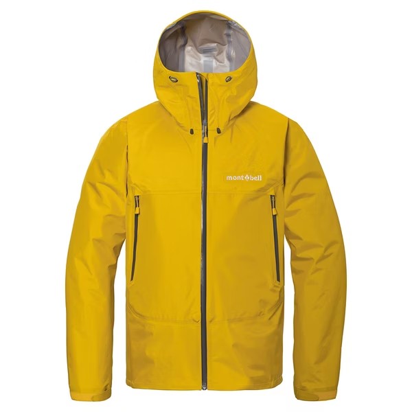 ├登山樂┤日本 mont-bell Rain trekker JKT男款雨衣 黃 # 1128729YL