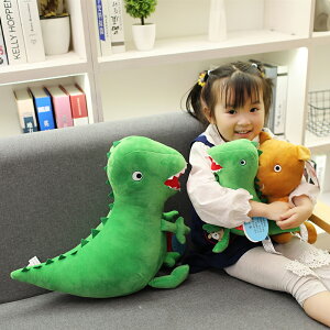 正版喬治的恐龍先生公仔小豬佩奇毛絨玩具床上睡覺玩偶抱枕女兒童