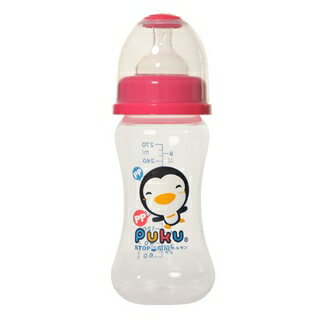 PUKU 寬口PP奶瓶 - 粉270ml『121婦嬰用品館』