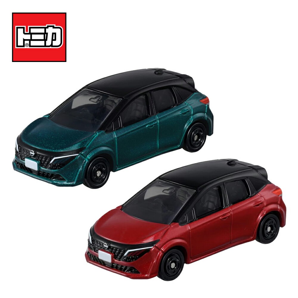【日本正版】兩款一組 TOMICA NO.47 日產 NOTE AURA NISSAN 玩具車 多美小汽車 - 950547