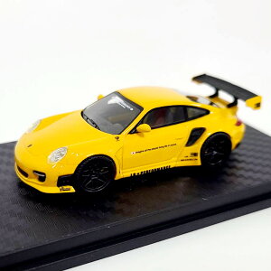PC CLUB 1/64 模型車 Porsche 保時捷 911 997 PC640002F 黃色
