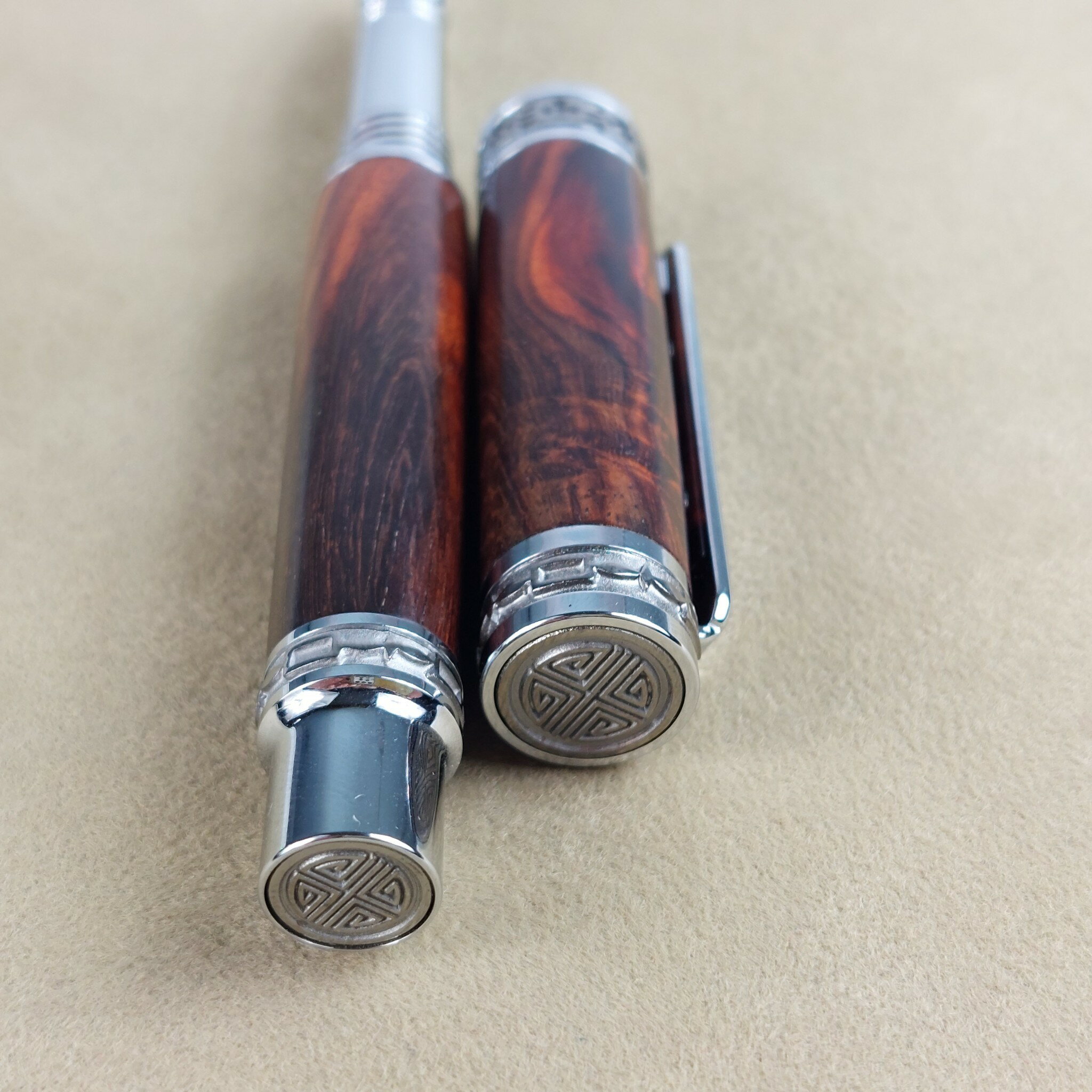 交趾黃檀鋼珠筆 #KOBE手工筆 #手工筆 #手工鋼珠筆