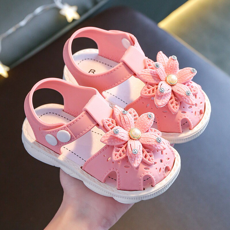2022新款寶寶涼鞋 1-3歲軟底嬰幼兒學步涼拖鞋夏季女童公主女孩鞋