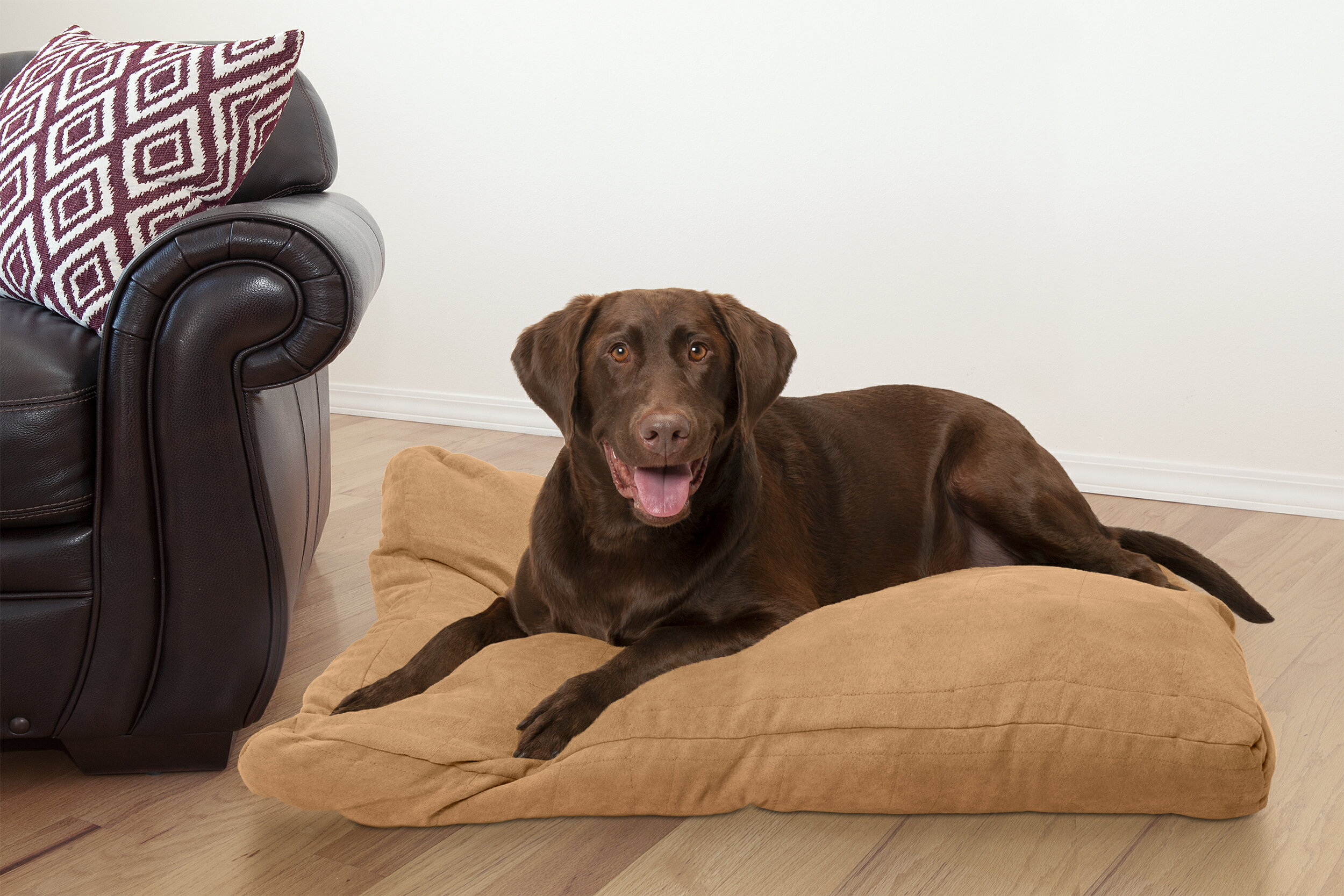 furhaven quilted sofa pet bed