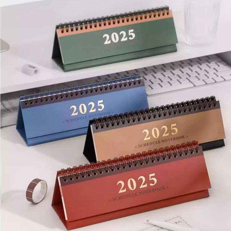 2025臺歷桌面擺件電腦螢幕下自律打卡小日歷周計劃本備忘錄自律學習迷你可定製【繁星小鎮】