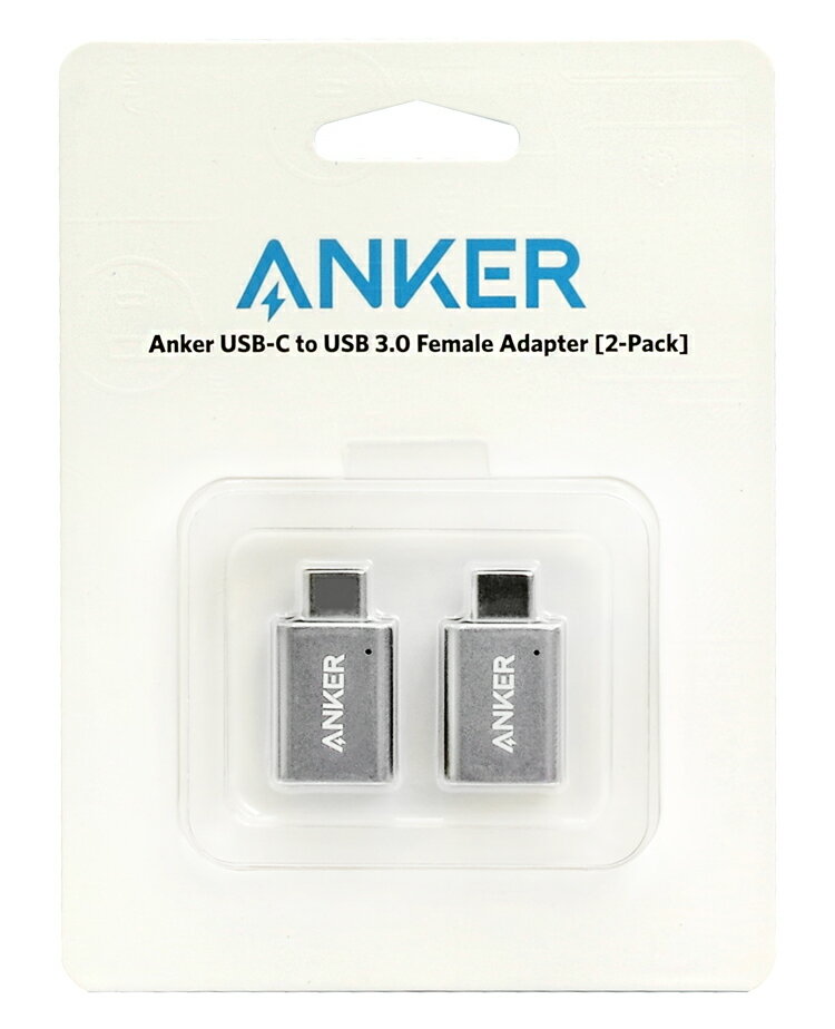 耀您館★美國Anker USB-C to USB 3.0轉接頭即Type-C轉USB轉接器B87310A1(2入)適Apple蘋果Mac電腦iPad平板Macbook筆電【全館299超取免運】【APP下單點數4倍送】 5