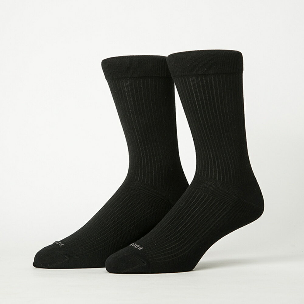FOOTER 紳士素面長襪 除臭襪 運動襪 襪子 紳士襪 長襪(男-Q52L)