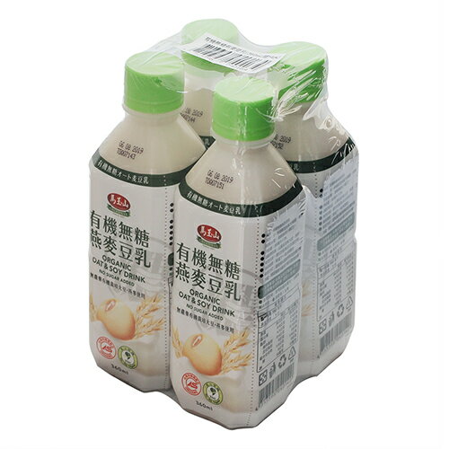 馬玉山有機無糖燕麥豆乳360ml*4【愛買】