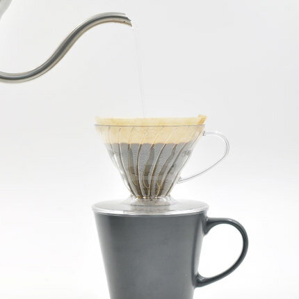 HARIO哈里歐V60樹脂咖啡手沖茶濾杯01小號 3色可選白紅透明 配勺