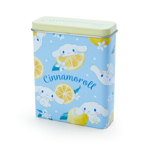 【震撼精品百貨】大耳狗_Cinnamoroll~Sanrio~日本SANRIO三麗鷗大耳狗鐵製收納盒-檸檬*79605