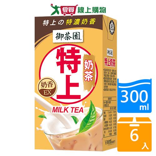 御茶園特上奶茶TP300MLx6【愛買】