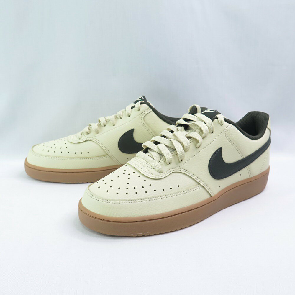 NIKE HV4506200 Court Vision LO 男休閒鞋 運動鞋 淺卡其褐/紅杉綠【iSport愛運動】