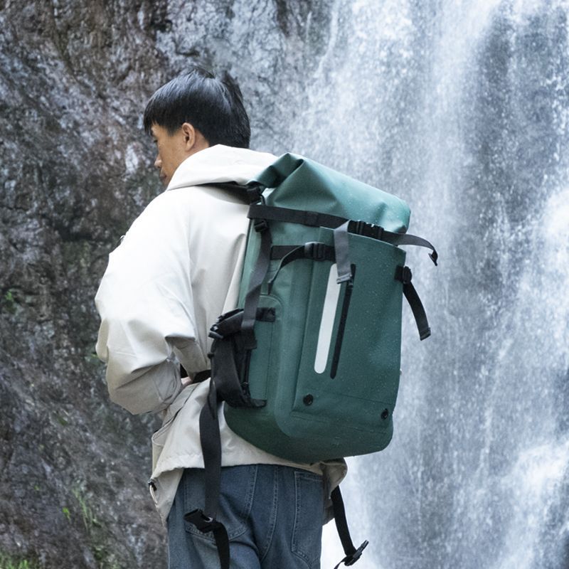 公司貨 免運 後背包 戶外登山包 徒步後背包 登山背包 自由潛腳蹼包防水背包漂流溯溪戶外運動海邊水肺潛水裝游泳沖浪包