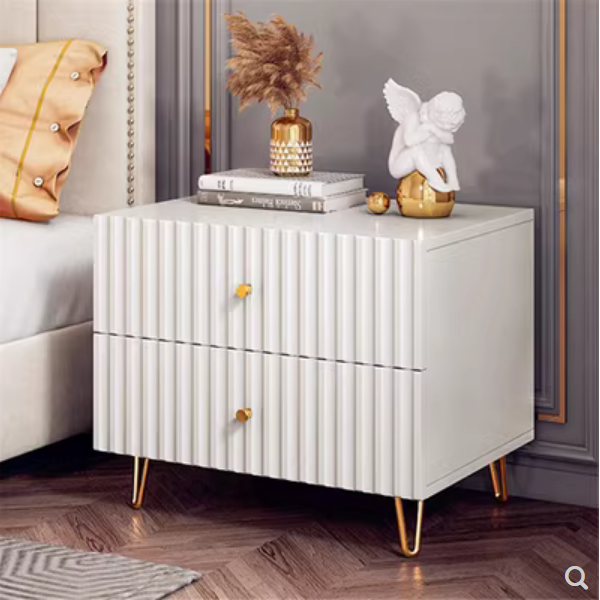 床頭櫃 現代簡約 臥室輕奢小型櫃 網紅風 極簡創意 簡易 爆款 高級床邊櫃
