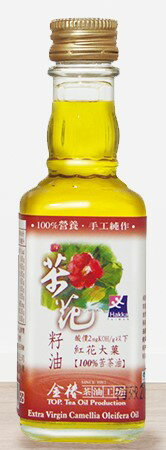 金椿 紅花大菓~茶花籽油 50ml/瓶~發煙點高達攝氏223度以上，穩定性高