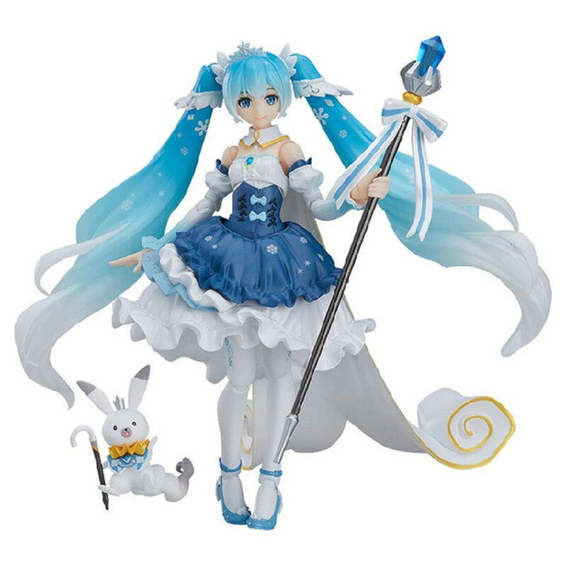 虛擬歌手 Miku 超可動 10週年慶 Figma054雪初音 動漫手辦模型