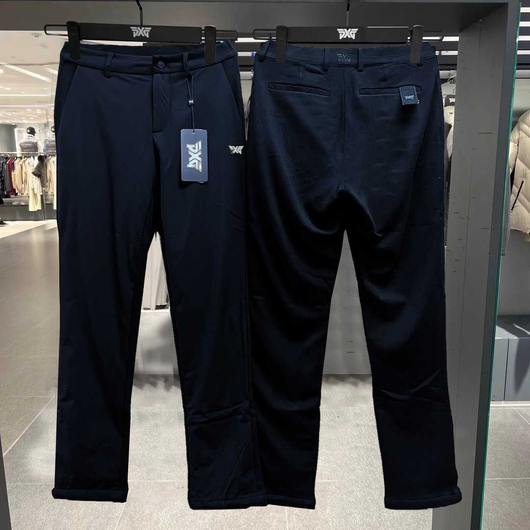 【元素運動】新款高爾夫服裝男士羽絨褲秋冬季保暖防風柔軟彈力腰帶褲