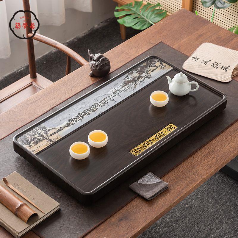 免運 工廠直銷 茶盤 功夫茶具茶盤 託盤 茶盤 新款電木簡約實木家用辦公室託盤 排水功夫茶具 茶海茶臺店長推薦/特惠 工廠現貨出 特價出 全館折扣 售後保障 zm5319